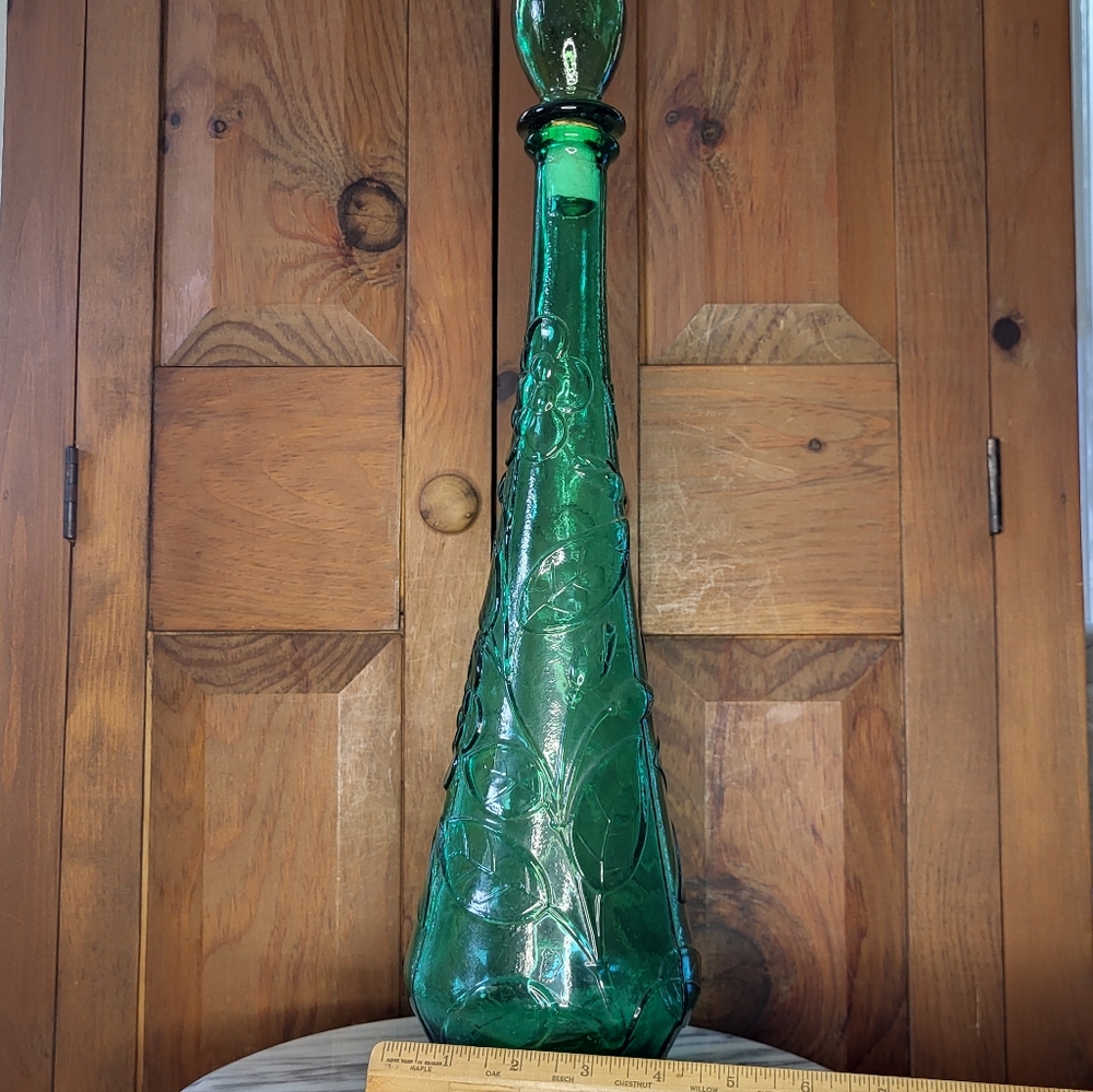 Empoli Green Glass Bottle - Picture 3 of 12